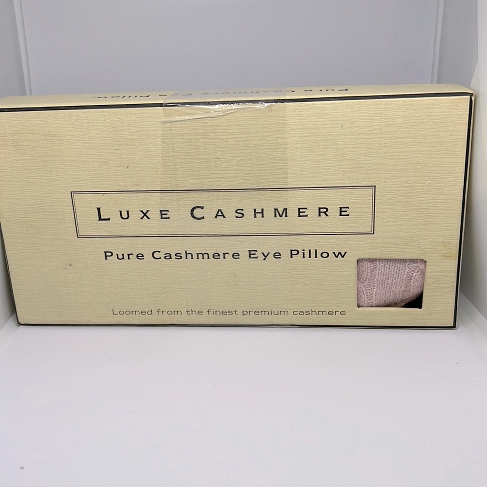 Pure Cashmere eye pillow